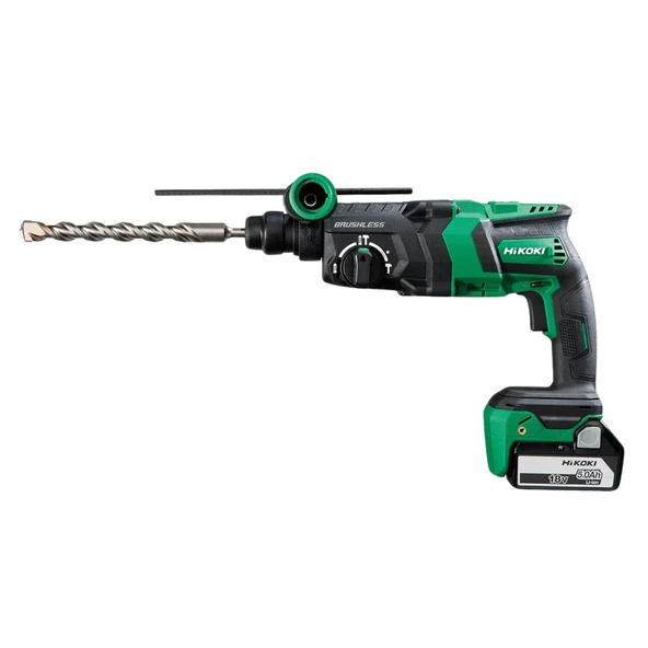 Hikoki DH18DPC-5.0 18V/5.0Ah 26mm 3.2j SDS Plus Kömürsüz Şarjlı Kırıcı Delici Matkap - 1