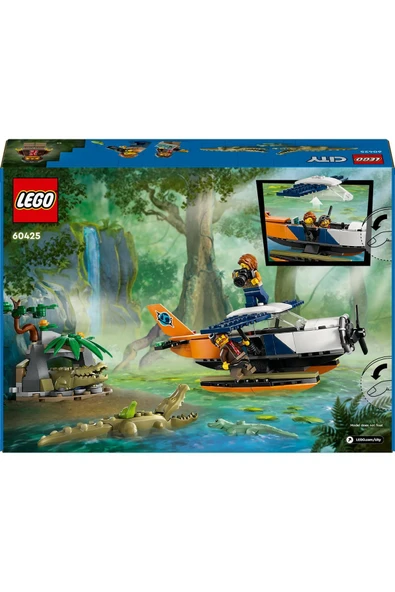 LEGO ® City Orman Kaşifinin Deniz Uçağı 60425 - 6 Yaş ve Üzeri Çocuklar için Yaratıcı Oyuncak Yapım Seti - 5