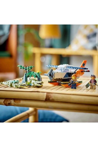 LEGO ® City Orman Kaşifinin Deniz Uçağı 60425 - 6 Yaş ve Üzeri Çocuklar için Yaratıcı Oyuncak Yapım Seti - 7