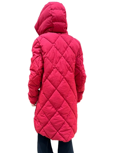 Kız Çocuk Kapüşonlu Kaban 51329 - 6