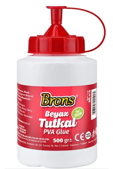 Brons Beyaz Tutkal 500Gr Plastik Yapıştırıcı