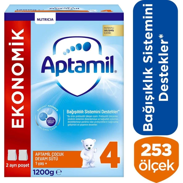 Nessiworld Aptamil Çocuk Devam Sütü Maması No4 1 Yaş+ 1200 Gr