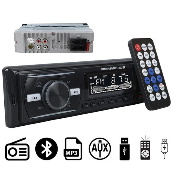 Carstar CS-920 Çift USB/SD/FM/AUX/Bluetooth Kumandalı Oto Teyp 4X60 Watt - 5