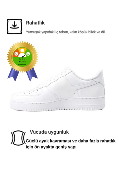 Old Seasoned Süper Rahat 4 Mevsim Unisex Günlük Yürüyüş Spor Ayakkabı Sneaker - 7