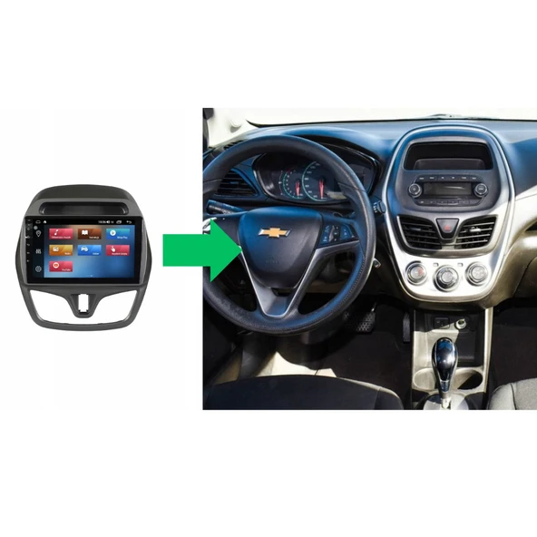 Chevrolet Spark - Araç Multimedya Ekran - 4GB 64GB - NEW - Gri - 2015 - 2018 - 9 Inch - MYWAY - RED - 5