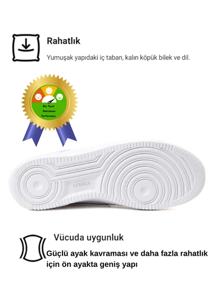 Old Seasoned Süper Rahat 4 Mevsim Unisex Günlük Yürüyüş Spor Ayakkabı Sneaker - 5