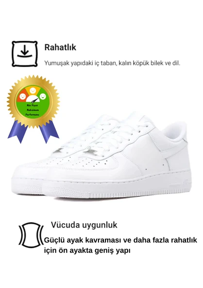 Old Seasoned Süper Rahat 4 Mevsim Unisex Günlük Yürüyüş Spor Ayakkabı Sneaker - 6