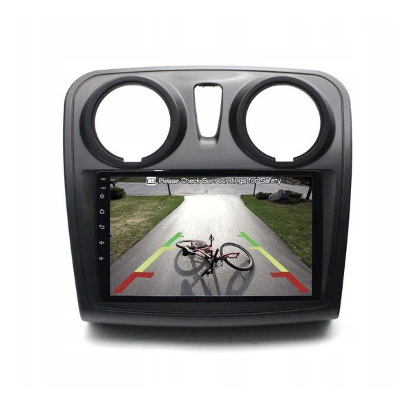 Dacia Sandero - Araç Multimedya Ekran - 4GB 64GB - S - Black - 2012 - 2020 - 9 Inch - MYWAY - RED - Resim 3