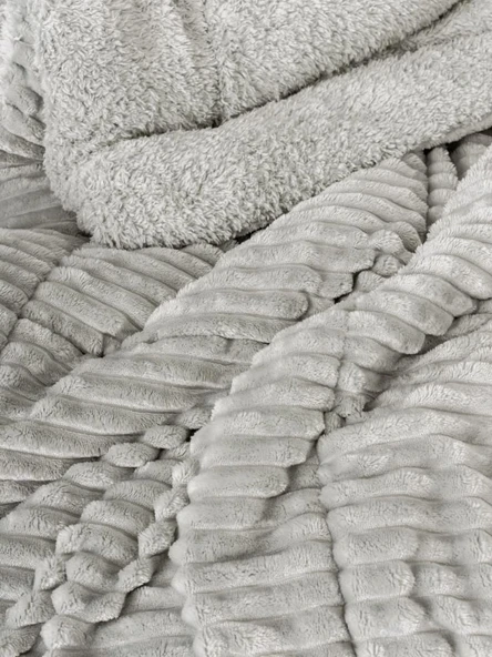 Cotton Box Wave Gri Çift Kişilik Yorgan - 2