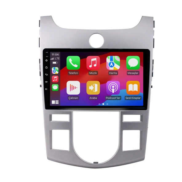 Kia Cerato - Araç Multimedya Ekran - 4GB 64GB - Dijital - Silver - 2008 - 2012 - 9 Inch - MYWAY - RED - Resim 2