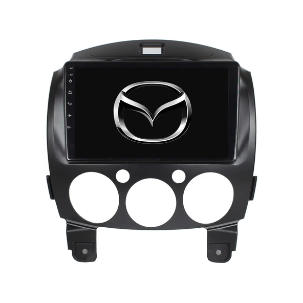 Mazda Mazda 2 - Araç Multimedya Ekran - 4GB 64GB - S - Black - 2008 - 2012 - 9 Inch - MYWAY - RED