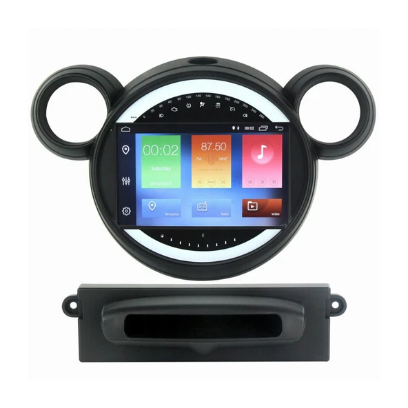 Mini Cooper - Araç Multimedya Ekran - 4GB 64GB - S - Black - 2011 - 2015 - 9 Inch - MYWAY - RED - 2