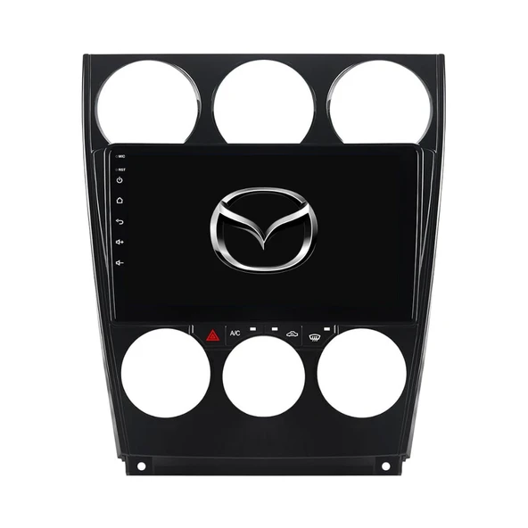 Mazda Mazda 6 - Araç Multimedya Ekran - 4GB 64GB - S - Piano Black - 2004 - 2012 - 9 Inch - MYWAY - RED