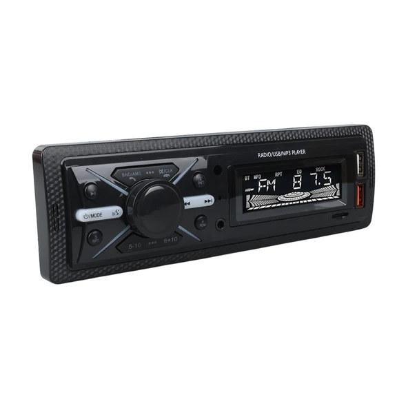 Ayt Carstar CS-960 Çift Usb Sd Hafıza Kartı Fm Radyo Aux Bluetooth Araç Teyibi Kumandalı Oto Teyp 4X60 Watt Dijital - 7