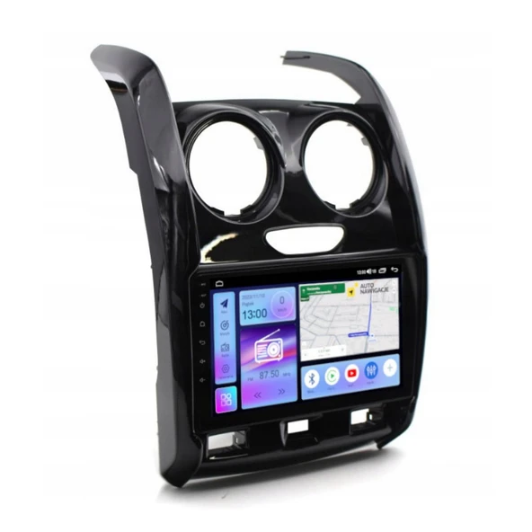 Dacia Duster - Araç Multimedya Ekran - 4GB 64GB - Büyük - Piano Black - 2013 - 2017 - 9 Inch - MYWAY - Resim 2