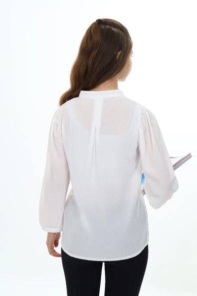 Toontoy Kız Çocuk Okul Tişört - 5