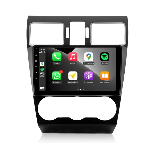 Subaru Forester - Araç Multimedya Ekran - 4GB 64GB - S - Black - 2012 - 2015 - 9 Inch - MYWAY - RED - Resim 2