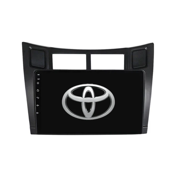 Toyota Yaris - Araç Multimedya Ekran - 4GB 64GB - S - Black - 2005 - 2012 - 9 Inch - MYWAY - RED