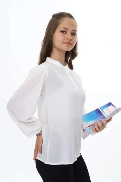 Toontoy Kız Çocuk Okul Tişört - 2