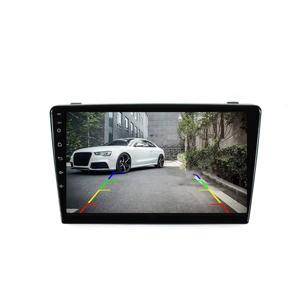 Toyota Auris - Araç Multimedya Ekran - 4GB 64GB - S - Black - 2013 - 2018 - 9 Inch - MYWAY - RED - 4
