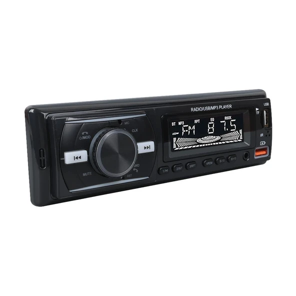 Ayt Carstar CS-920 Çift Usb Sd Hafıza Kartı Fm Radyo Aux Bluetooth Araç Teyibi Kumandalı Oto Teyp 4X60 Watt Dijital - 6