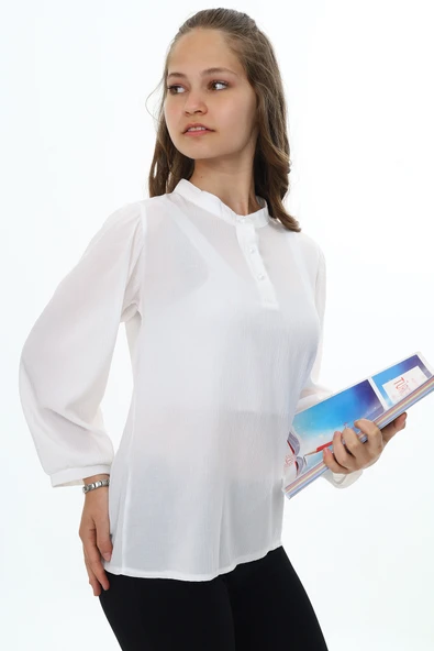 Toontoy Kız Çocuk Okul Tişört - 3