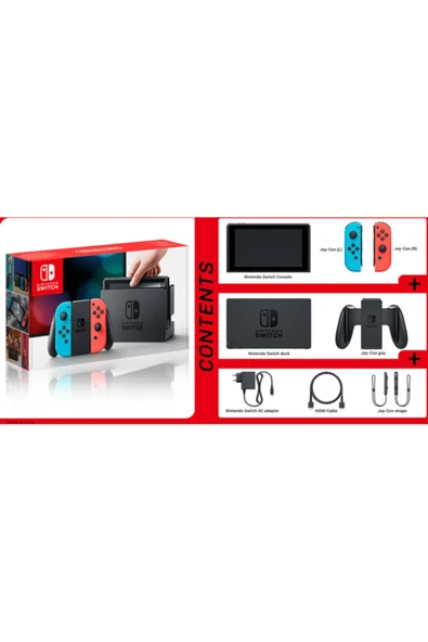 Switch Konsol Kırmızı/mavi - 5