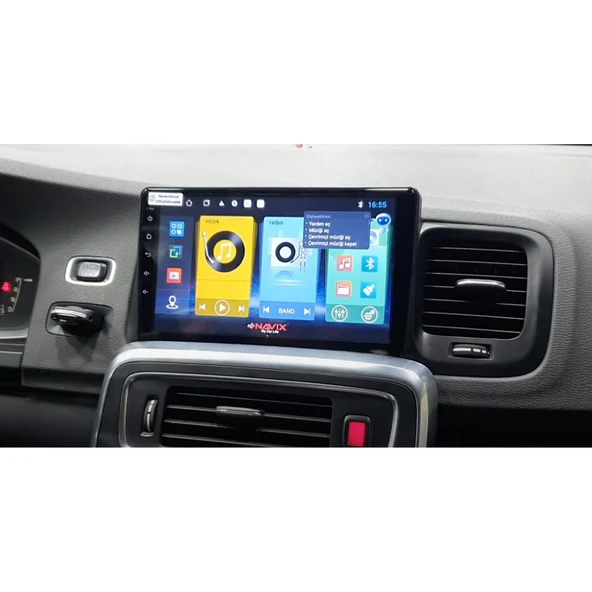 Volvo S60 - Araç Multimedya Ekran - 4GB 64GB - S - Black - 2011 - 2018 - 9 Inch - MYWAY - RED - 5