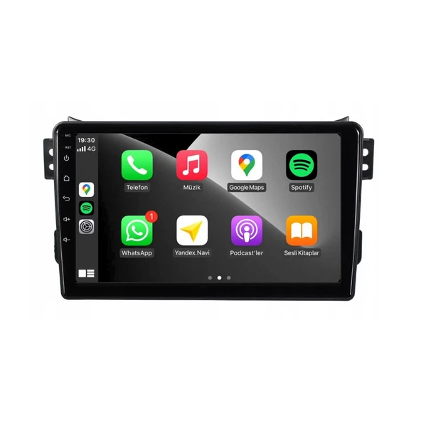 Suzuki Splash - Araç Multimedya Ekran - 4GB 64GB - S - Black - 2010 - 2013 - 9 Inch - MYWAY - RED - Resim 3