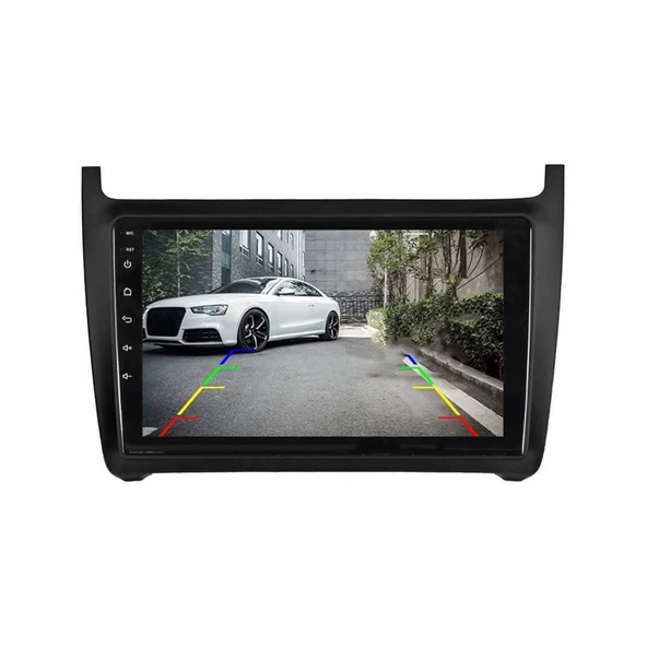 Volkswagen Polo 7 - Araç Multimedya Ekran - 4GB 64GB - S - Black - 2010 - 2020 - 9 Inch - MYWAY - RED - 4