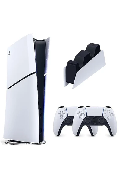 Playstation 5 Slim Dijital 2. Dualsense Ps5 Kol Şarj Istasyonu (İTHALATÇI GARANTİLİ) - 1