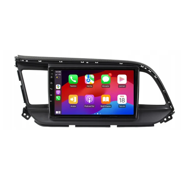 Hyundai Elantra - Araç Multimedya Ekran - 4GB 64GB - S - Black - 2019 - 2020 - 9 Inch - MYWAY - Resim 3