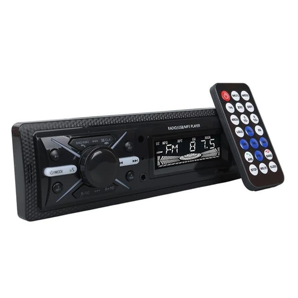 Carstar CS-960 Çift USB/SD/FM/AUX/Bluetooth Kumandalı Oto Teyp 4X60 Watt - 9