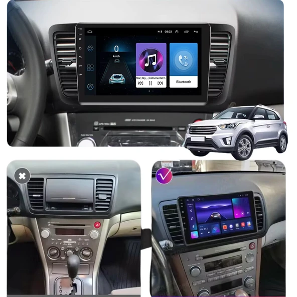 Subaru Outback / Legacy - Araç Multimedya Ekran - 4GB 64GB - S - Black - 2003 - 2009 - 9 Inch - MYWAY - 5