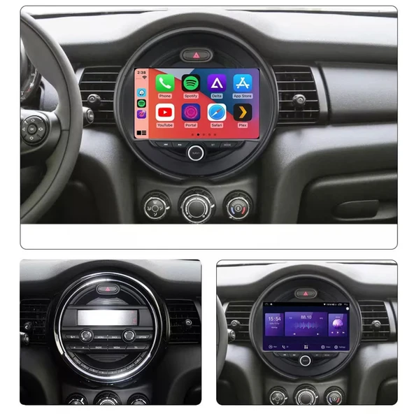 Mini Cooper - Araç Multimedya Ekran - 4GB 64GB - S - Black - 2015 - 2019 - 9 Inch - MYWAY - 5