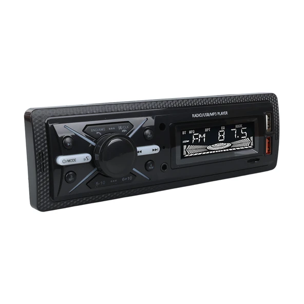 Carstar CS-960 Çift USB/SD/FM/AUX/Bluetooth Kumandalı Oto Teyp 4X60 Watt