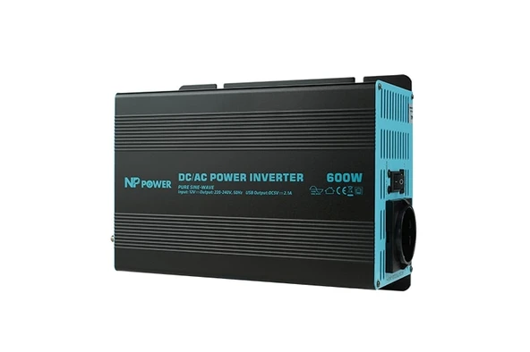NP600-12 NP Power 600W Tam Sinüs İnverter 12V - Resim 5