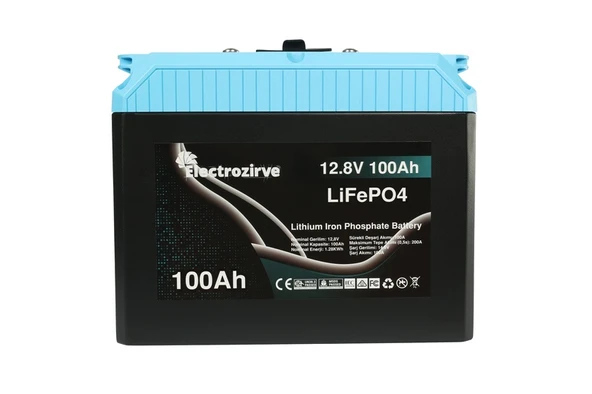 Electro Zirve 12.8V 100Ah Lityum Akü (LifePO4) - 2