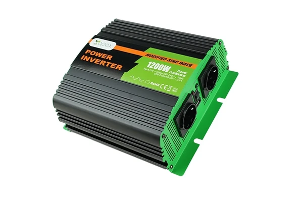 NS1200-12 Apex 1200W Modifiye Sinüs İnverter 12V - 2