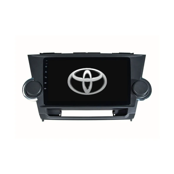 Toyota Highlander - Araç Multimedya Ekran - 4GB 64GB - S - Black - 2007 - 2013 - 9 Inch - MYWAY ürün görseli 1