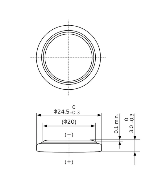 GP CR-2430 3V Araç Kumanda Pili (Para Pil)  1 Adet - 3