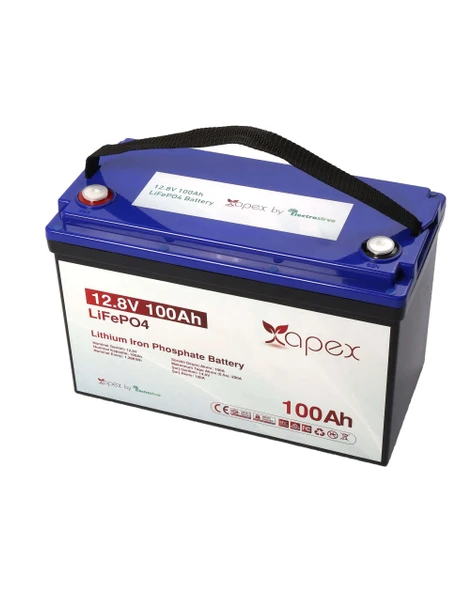 Apex 12.8V 100Ah Lityum Akü (LiFePO4) - Resim 3