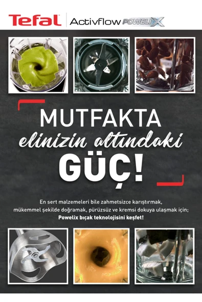Tefal Powelix Activflow Expert Gümüş 1500 W Blender Seti - 5