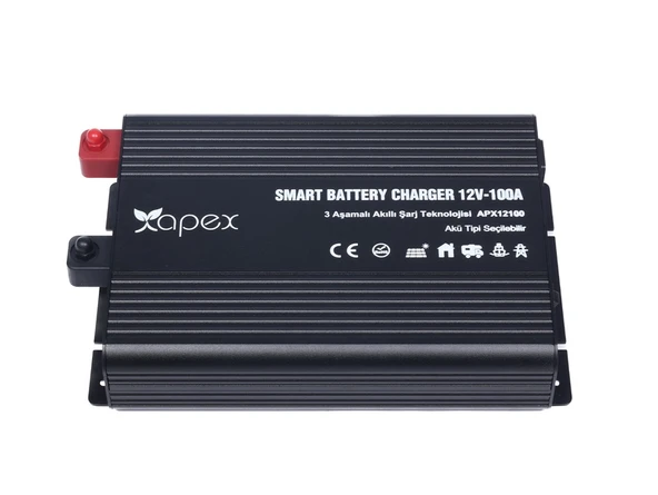 APX12100 Apex 12V 100A Smart Akü Şarj Cihazı - 2