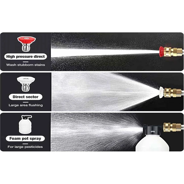 Şarjlı Ve Yüksek Basınçlı Oto Yıkama Ve Sulama Tabancası BR0922536 - 5