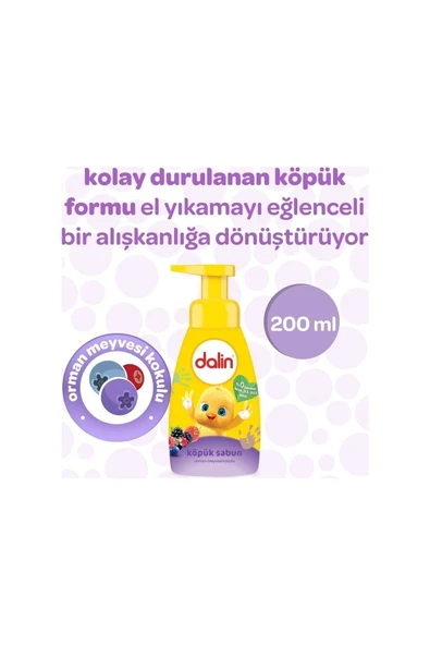 Dalin Orman Meyvesi Kokulu Köpük Sabun 6 x 200 ml - 3
