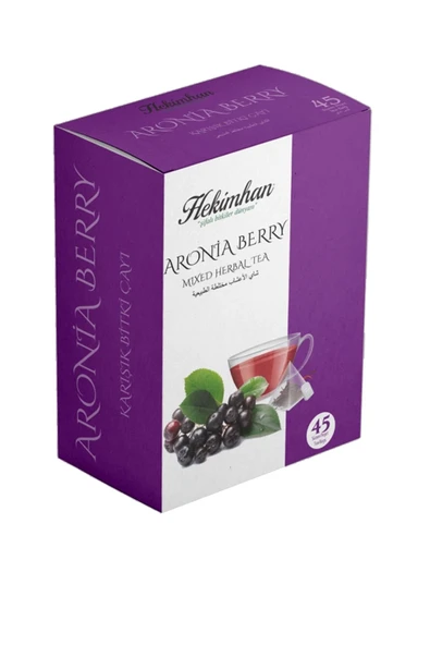 Aronia Berry Karışık Bitki Çayı 45 Süzen Poşet Aronia Çayı