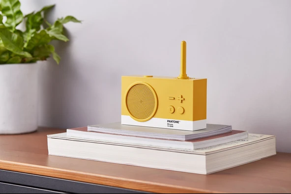 Lexon x Pantone Tykho 3 Bluetooth Hoparlör ve Radyo Sarı - 2