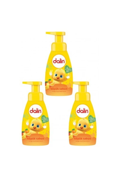 Dalin Mango ve Portakal Kokulu Köpük Sabun 3 x 200 ml