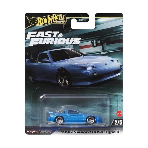Hot Wheels Premium Fast & Furious HNW46 - HVR62 1996 Nissan 180SX Type X ürün görseli 1